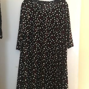 Karen Kane multicolor trapeze dress.